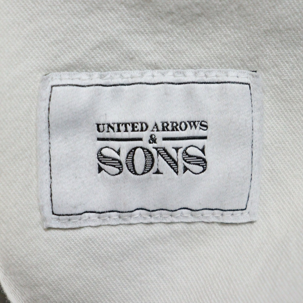 UNITED ARROWS & SONS(ユナイテッドアローズ アンド サンズ) by MASAKI KAWASE N.O.P.J PAINTER PANTS 川瀬正輝 ペインターパンツ デニム ブラック
