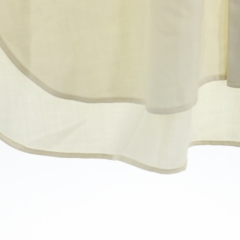 UNITED ARROWS(ユナイテッドアローズ) Wool Stand Collar L/S Shirt ウール スタンドカラー 長袖シャツ アイボリー 1111-199-2787