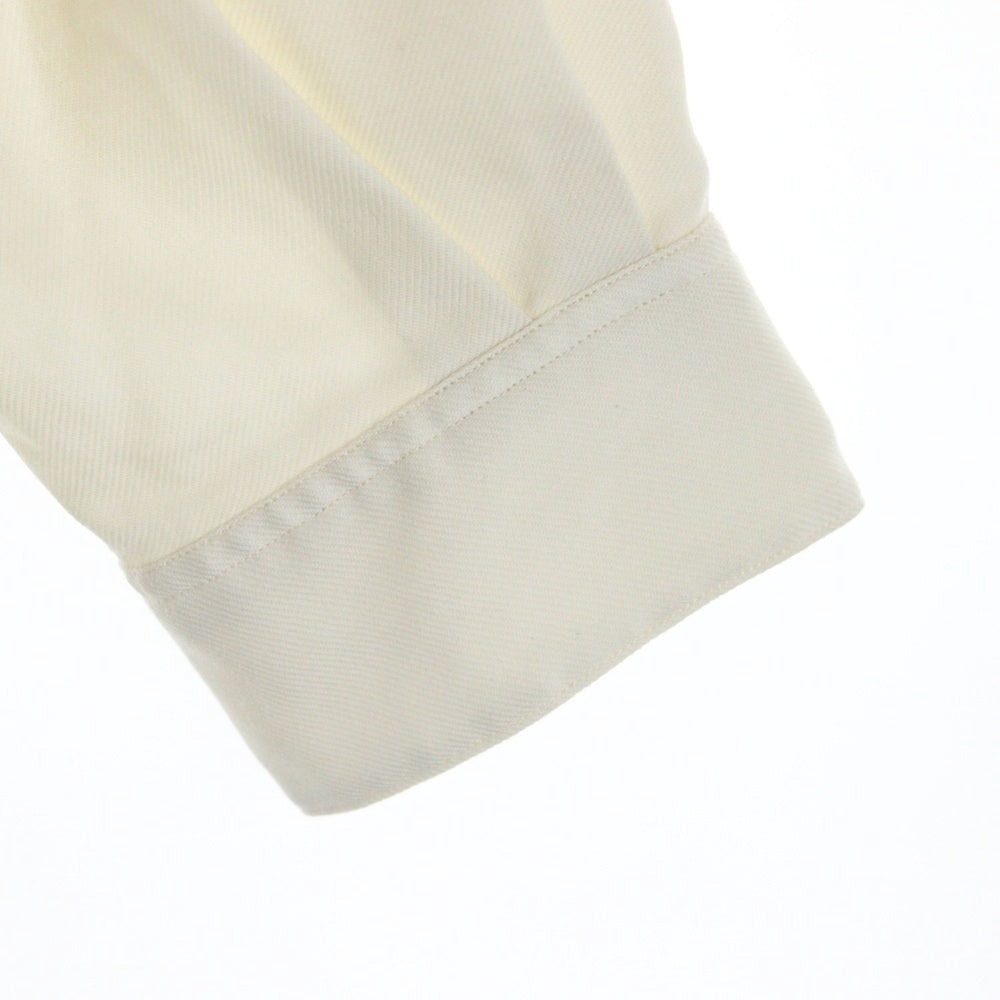 UNITED ARROWS(ユナイテッドアローズ) Wool Stand Collar L/S Shirt ウール スタンドカラー 長袖シャツ アイボリー 1111-199-2787