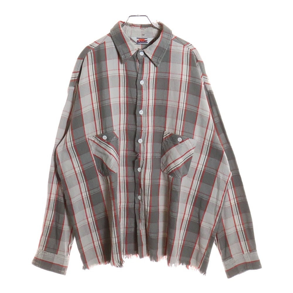 SAINT MICHAEL(セントマイケル) 22AW ×SHERMER ACADEMY FRANNEL SHIRT