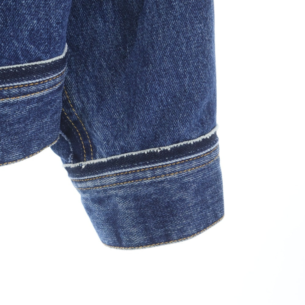 Maison Margiela 0(メゾンマルジェラ) 23AW ×PENDLETON ペンドルトン ウエスタンヨーク ダメージ加工 デニム トラッカージャケット インディゴ S67AM0061 STZ092