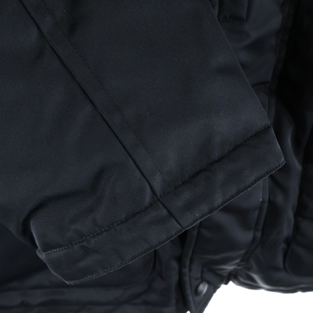 Paul Smith(ポールスミス) マルチポケット ジップアップ ナイロンダウン ジャケット ブラック 497331