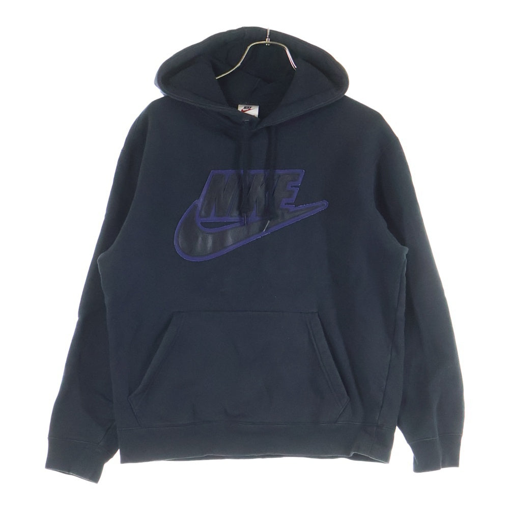 SUPREME(シュプリーム) 19AW ×ナイキ レザーパッチ プルオーバー