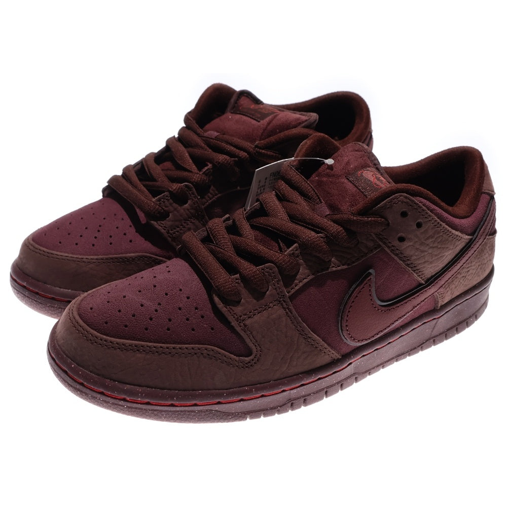 NIKE SB(ナイキエスビー) DUNK LOW PRM ダンク プレミアム シティ オブ ラブ ローカットスニーカー バーガンディ US9/27cm FN0619-600