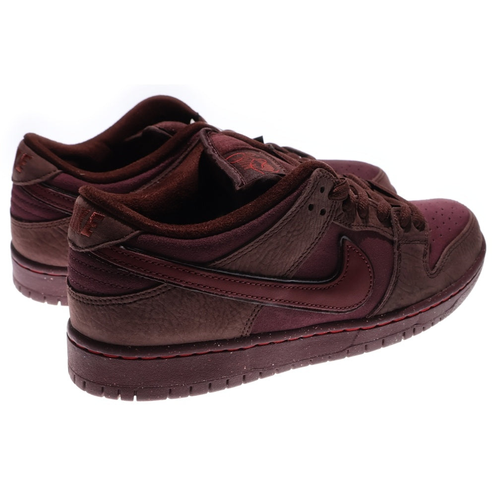 NIKE SB(ナイキエスビー) DUNK LOW PRM ダンク プレミアム シティ オブ ラブ ローカットスニーカー バーガンディ US9/27cm FN0619-600