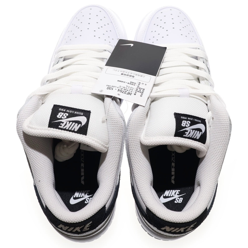 NIKE SB(ナイキエスビー) DUNK LOW PRO ダンク ローカットスニーカー ホワイト/ブラック US9/27cm HF3704-100