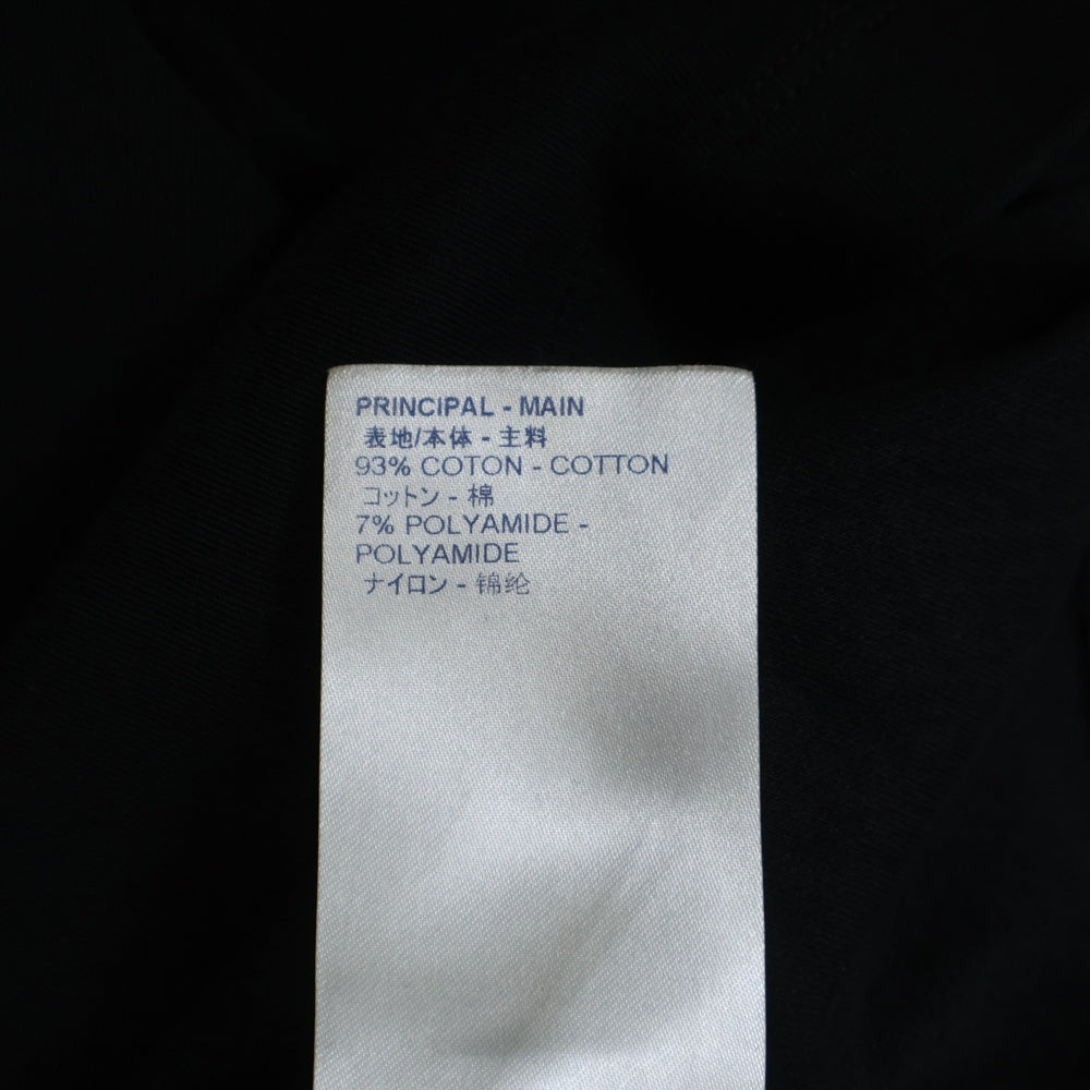 LOUIS VUITTON(ルイヴィトン) 19SS ネックロゴ コットン クルーネック 長袖Tシャツ カットソー ブラック RM191M HUC HGY02W