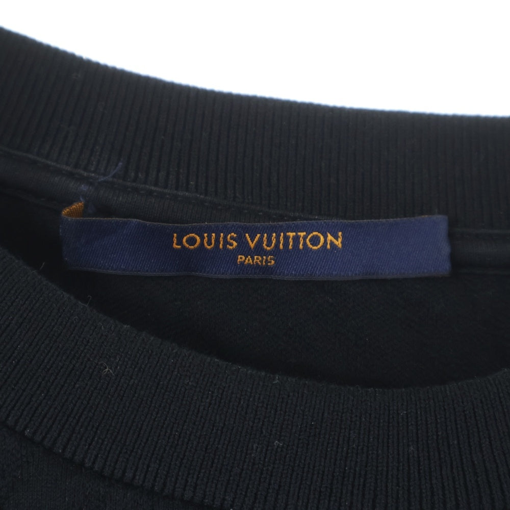 LOUIS VUITTON(ルイヴィトン) 22AW モノグラム ジャガード クルーネック スウェット トレーナー ブラック RM222V NS0 HNY02W