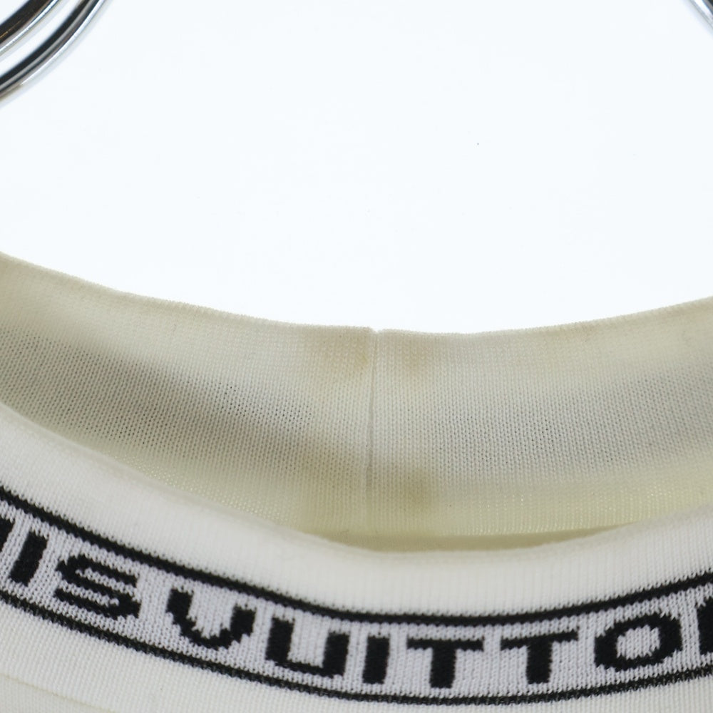 LOUIS VUITTON(ルイヴィトン) 19SS ネックロゴ コットン クルーネック 長袖Tシャツ カットソー ホワイト RM191M HUC HGY02W