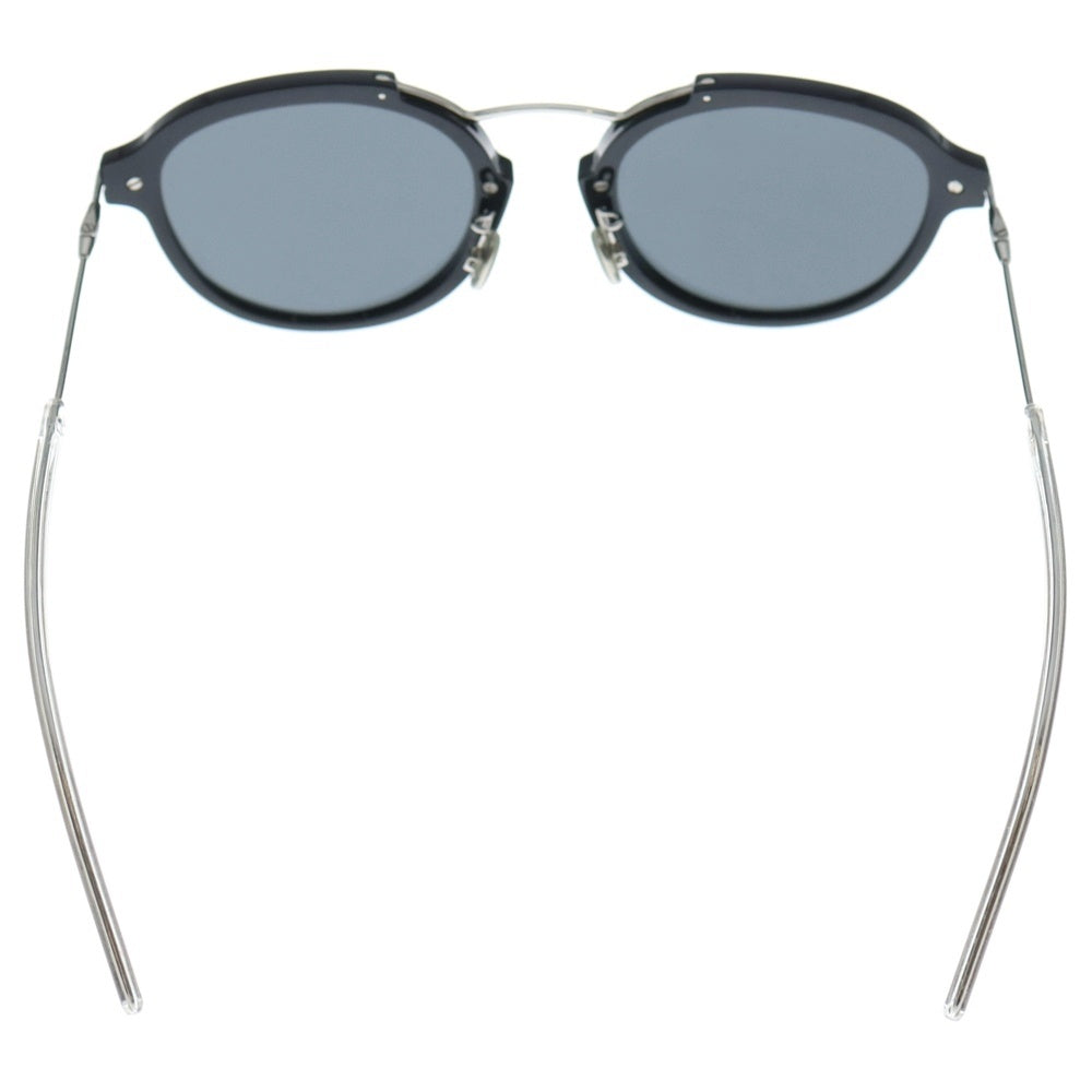 Christian Dior(クリスチャンディオール) ボストン カラーレンズ サングラス アイウェア メガネ 眼鏡 ブラック/シルバー RMGP9