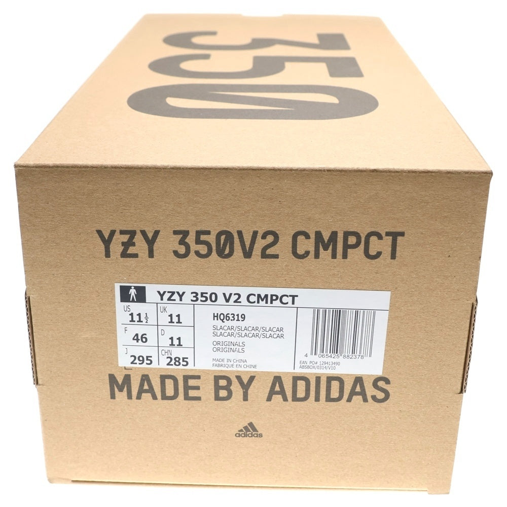 adidas(アディダス) YEEZY BOOST 350 V2 CMPCT SLATE CARBON イージーブースト スレートカーボン ローカットスニーカー ブラック US11.5/29.5cm HQ6319