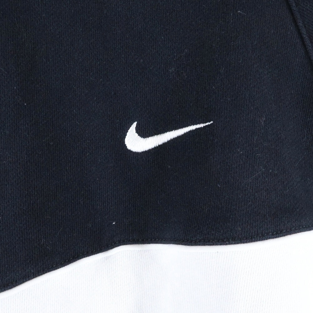 NIKE(ナイキ) SWOOSH FLC HZ HOODIE スウッシュ フリース ハーフジップ スウェット プルオーバー パーカーブラック DX0567-010