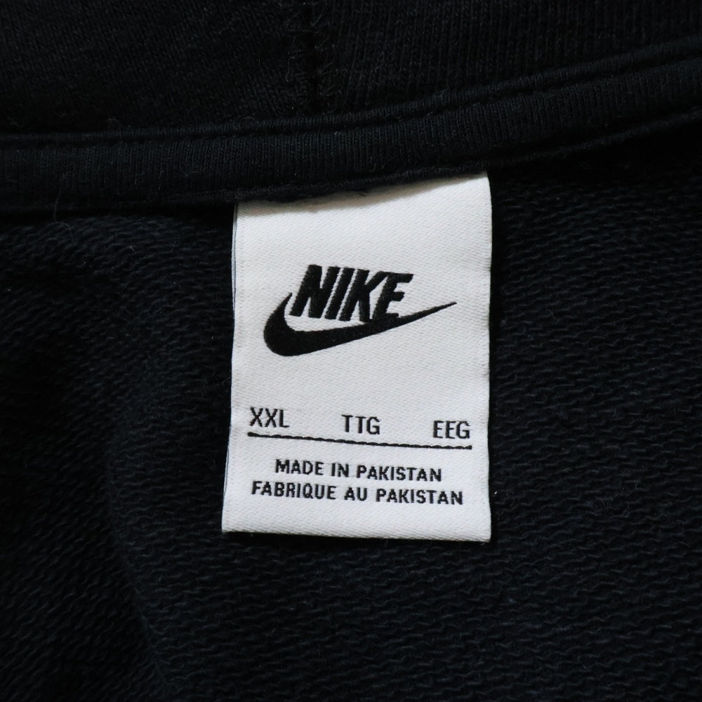 NIKE(ナイキ) SWOOSH FLC HZ HOODIE スウッシュ フリース ハーフジップ スウェット プルオーバー パーカーブラック DX0567-010