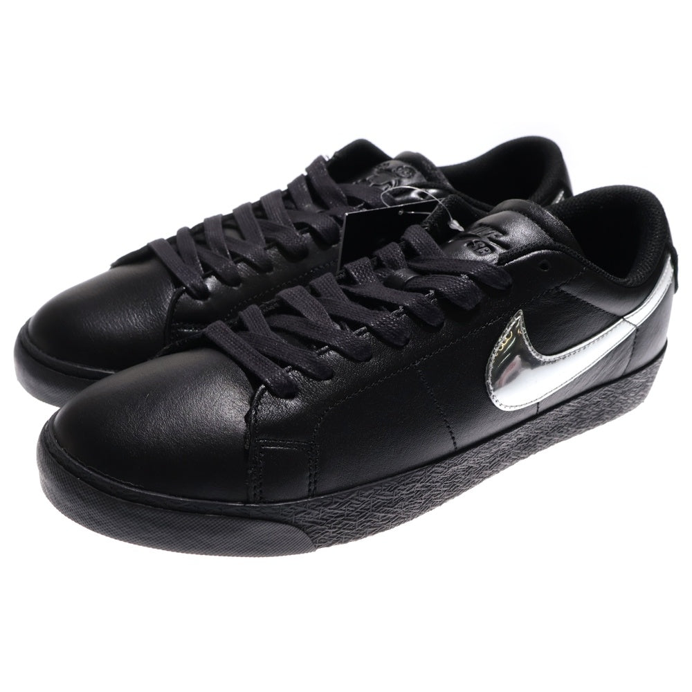 NIKE SB(ナイキエスビー) ×DANCER SKATEBOARDS ZOOM BLAZER LOW QS ダンサースケートボード ズームブレザー ローカットスニーカー ブラック/シルバー US9.5cm/27.5cm HJ6703-001