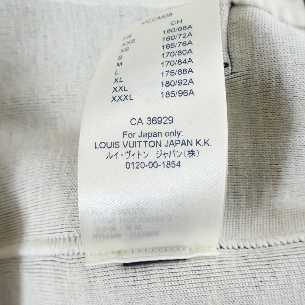 LOUIS VUITTON(ルイヴィトン) 18AW モノグラム ナイロン切替 ウール ニット ジップアップ ジャケット ブルゾン ネイビー RM182M GVN HFN03W