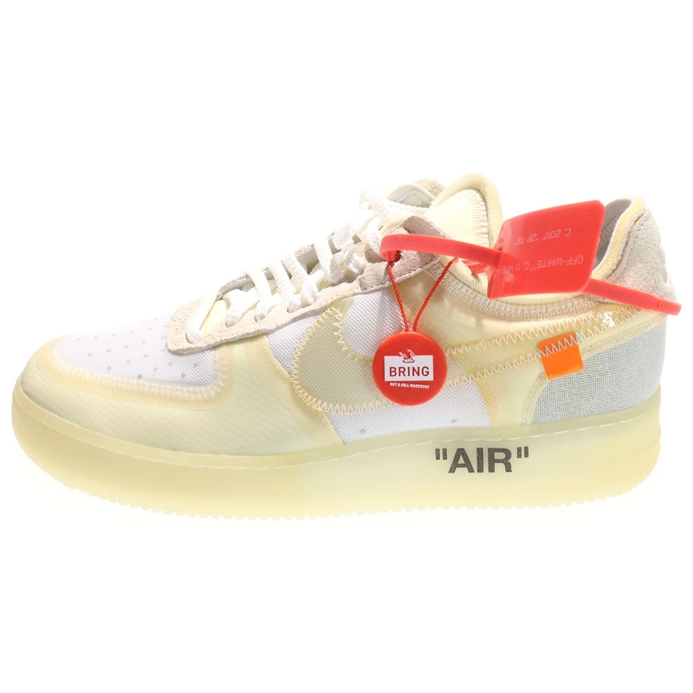 NIKE(ナイキ) ×OFF-WHITE THE 10 AIR FORCE 1 LOW オフホワイト ザテン エアフォース1 ローカット スニーカー ホワイト US10/28cm AO4606-100