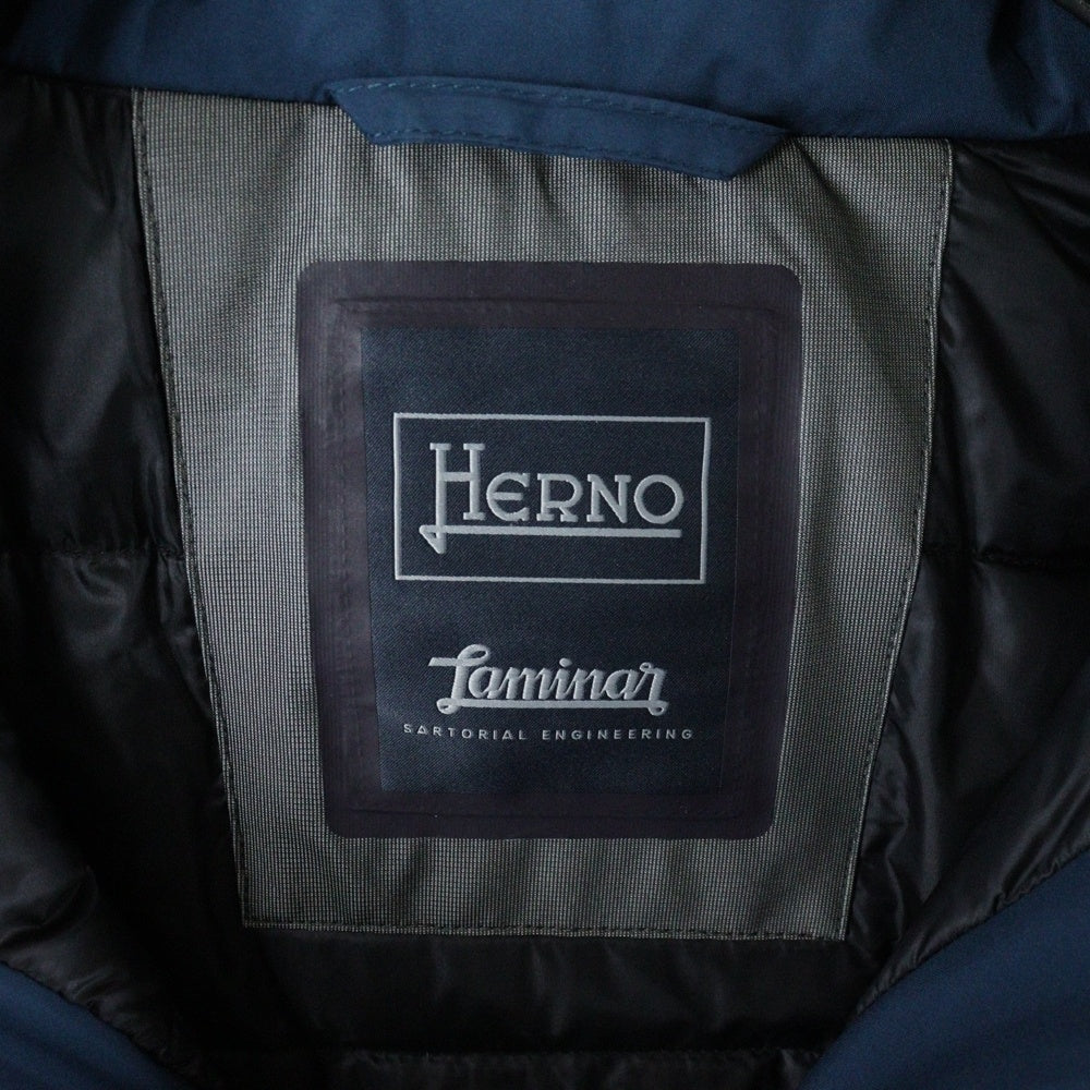 HERNO(ヘルノ) LAMINAR GORE-TEX DOWN JACKET ラミナー ゴアテックス ダウンジャケット ブルー PI196UL-11121-9020