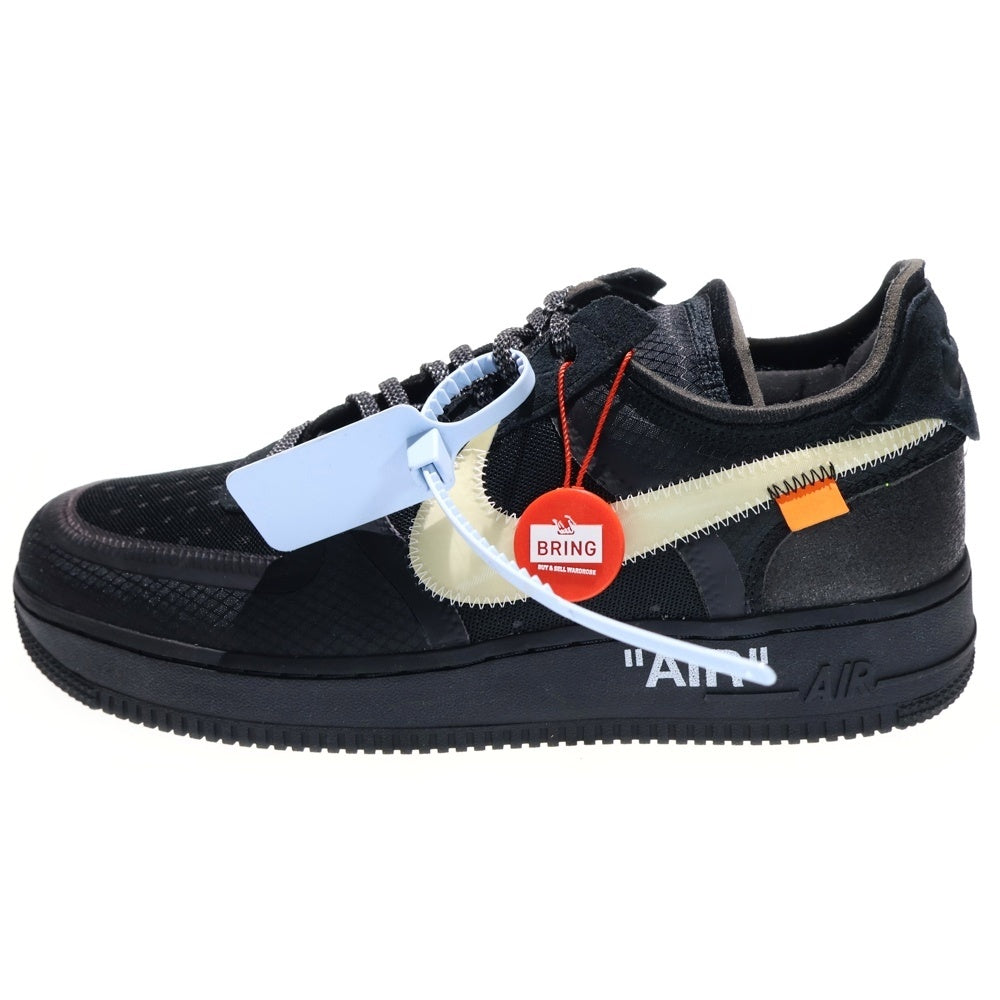 NIKE(ナイキ) ×OFF-WHITE THE 10 AIR FORCE 1 LOW オフホワイト ザテン エアフォース1 ローカットスニーカー ブラック US10/28cm AO4606-001