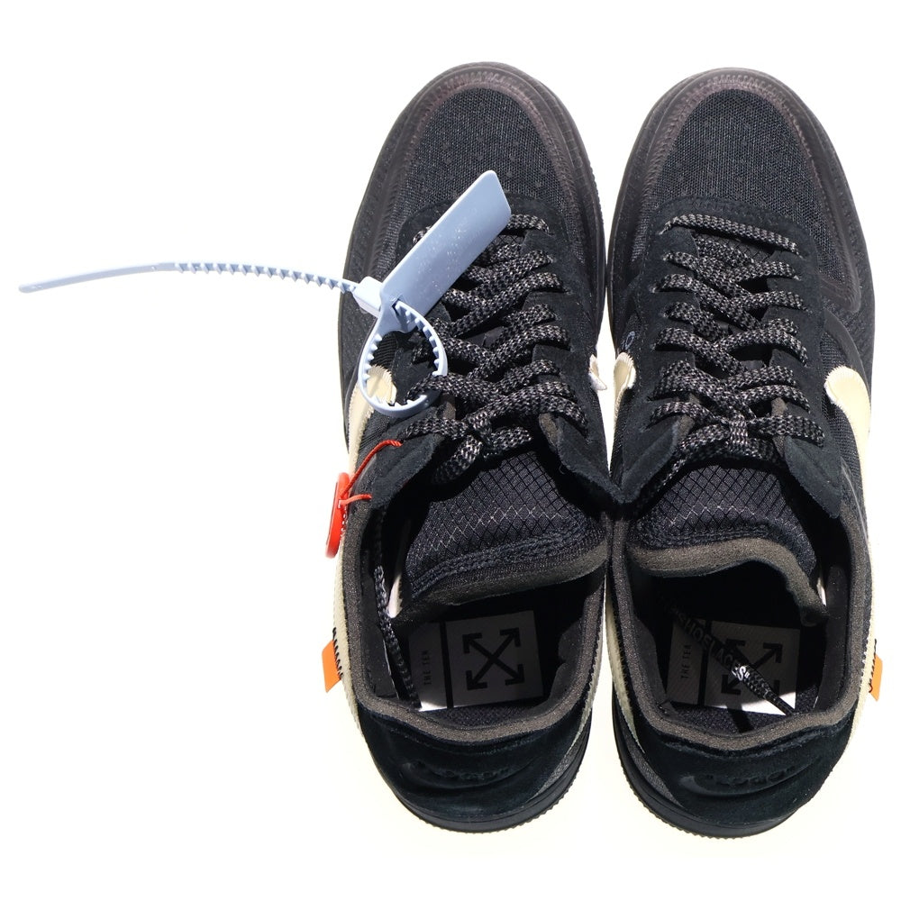 NIKE(ナイキ) ×OFF-WHITE THE 10 AIR FORCE 1 LOW オフホワイト ザテン エアフォース1 ローカットスニーカー ブラック US10/28cm AO4606-001