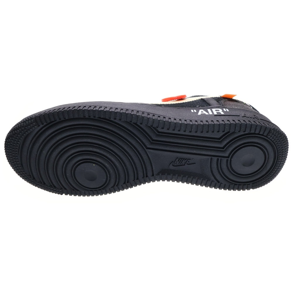 NIKE(ナイキ) ×OFF-WHITE THE 10 AIR FORCE 1 LOW オフホワイト ザテン エアフォース1 ローカットスニーカー ブラック US10/28cm AO4606-001