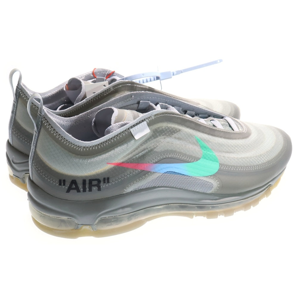 NIKE(ナイキ) ×OFF-WHITE THE 10 AIR MAX 97 OG オフホワイト ザテン エアマックス 97 ローカットスニーカー グレー US10/28cm AJ4585-101