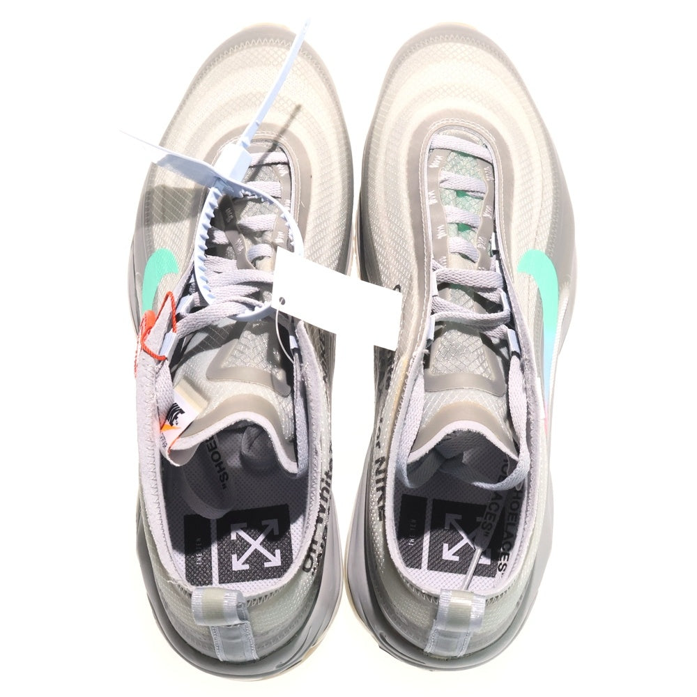 NIKE(ナイキ) ×OFF-WHITE THE 10 AIR MAX 97 OG オフホワイト ザテン エアマックス 97 ローカットスニーカー グレー US10/28cm AJ4585-101