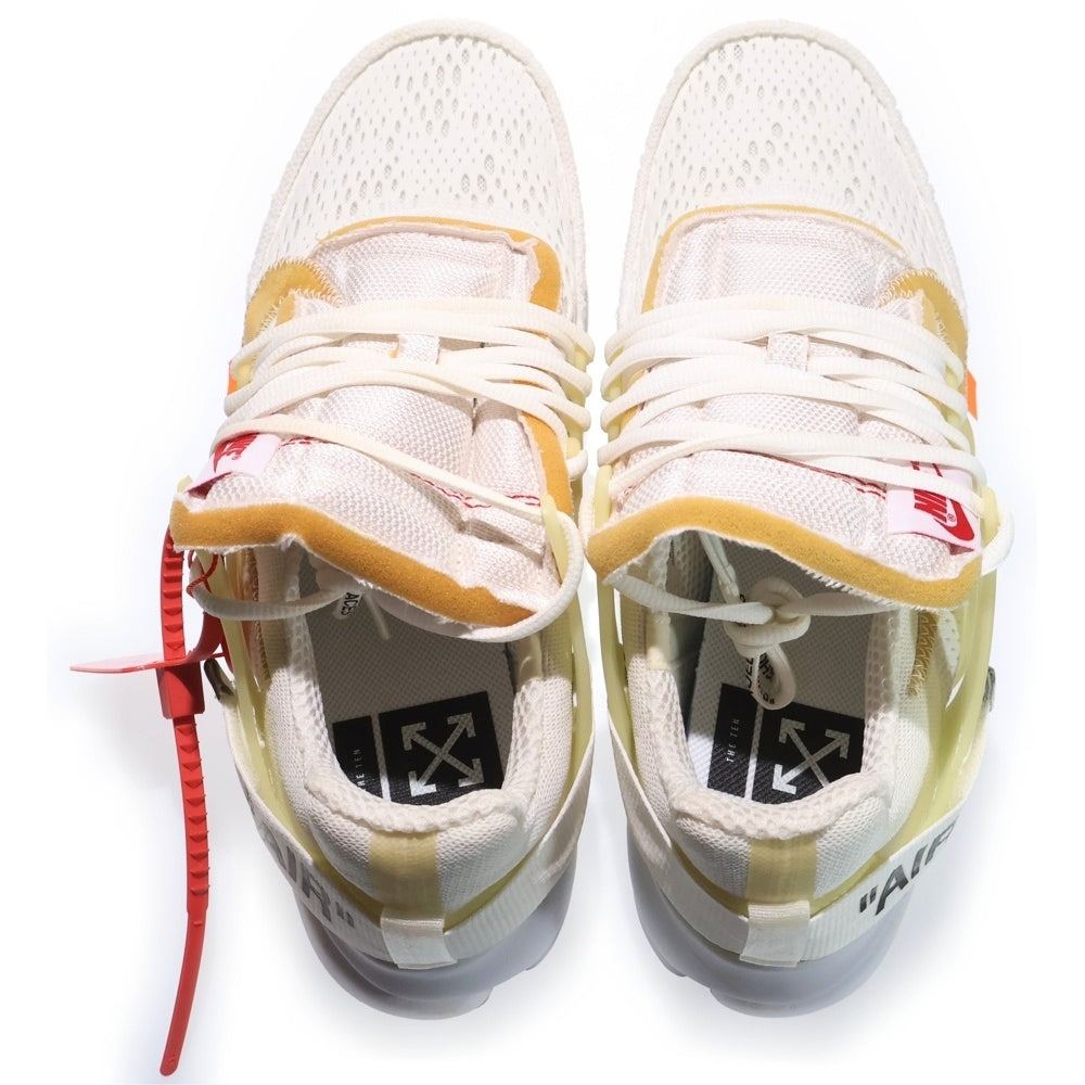 NIKE(ナイキ) ×OFF-WHITE THE 10 AIR PRESTO オフホワイト ザテン エアプレスト ローカットスニーカー ホワイト US10/28cm AA3830-100