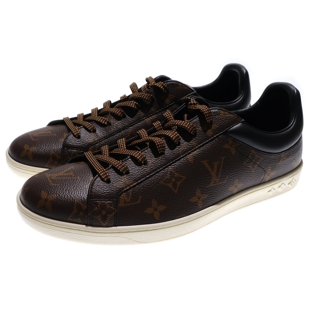 LOUIS VUITTON(ルイヴィトン) ルクセンブルグ ライン モノグラム PVCレザー ローカットスニーカー ブラウン
