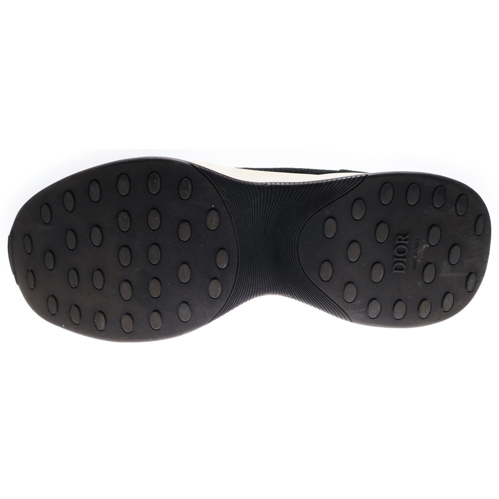 DIOR(ディオール) オブリーク スウェードレザー メッシュ ローカットスニーカー ブラック/ホワイト