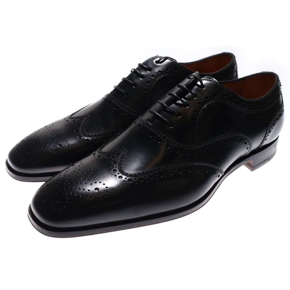 CHRISTIAN LOUBOUTIN(クリスチャンルブタン) メダリオン ウイングチップ レザー ビジネスシューズ ブラック