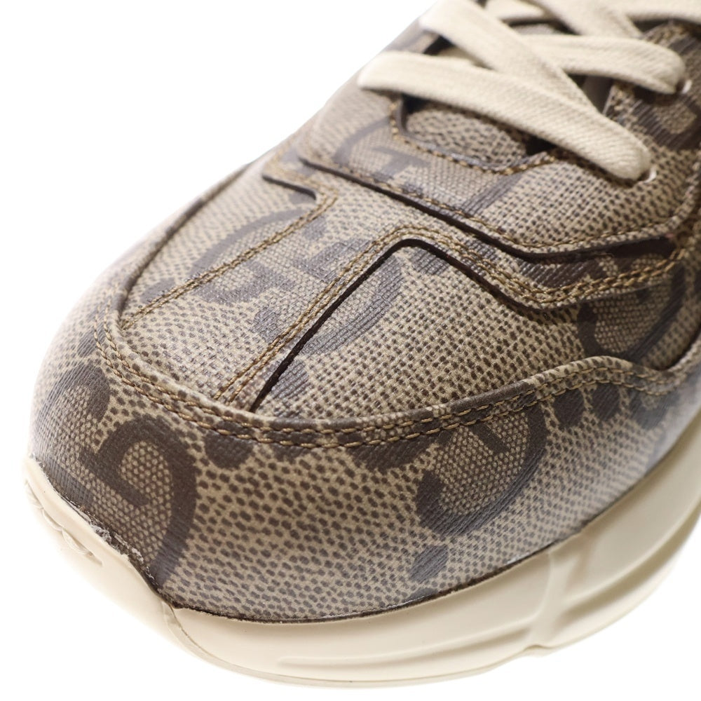 GUCCI(グッチ) 100周年記念 RHYTON ライトン GGスプリーム ローカットスニーカー ブラウン 680870