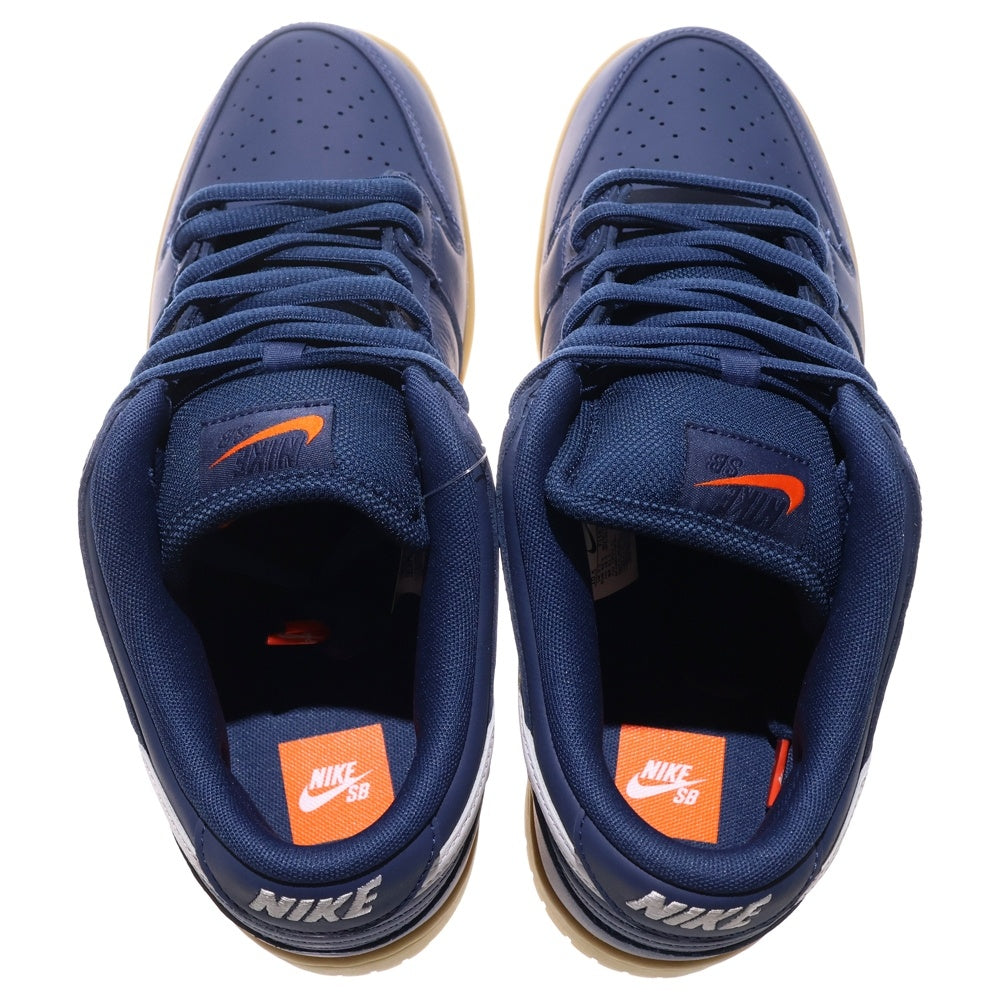 NIKE SB(ナイキエスビー) DUNK LOW PRO NAVY/GUM LIGHT BROWN ダンク プロ ネイビーガム ライトブラウン ローカットスニーカー ネイビー US10.5/28.5cm FJ1674-400