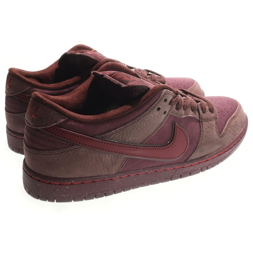 NIKE SB(ナイキエスビー) DUNK LOW PRM ダンク プレミアム シティ オブ ラブ ローカットスニーカー バーガンディ US10.5/28.5cm FN0619-600
