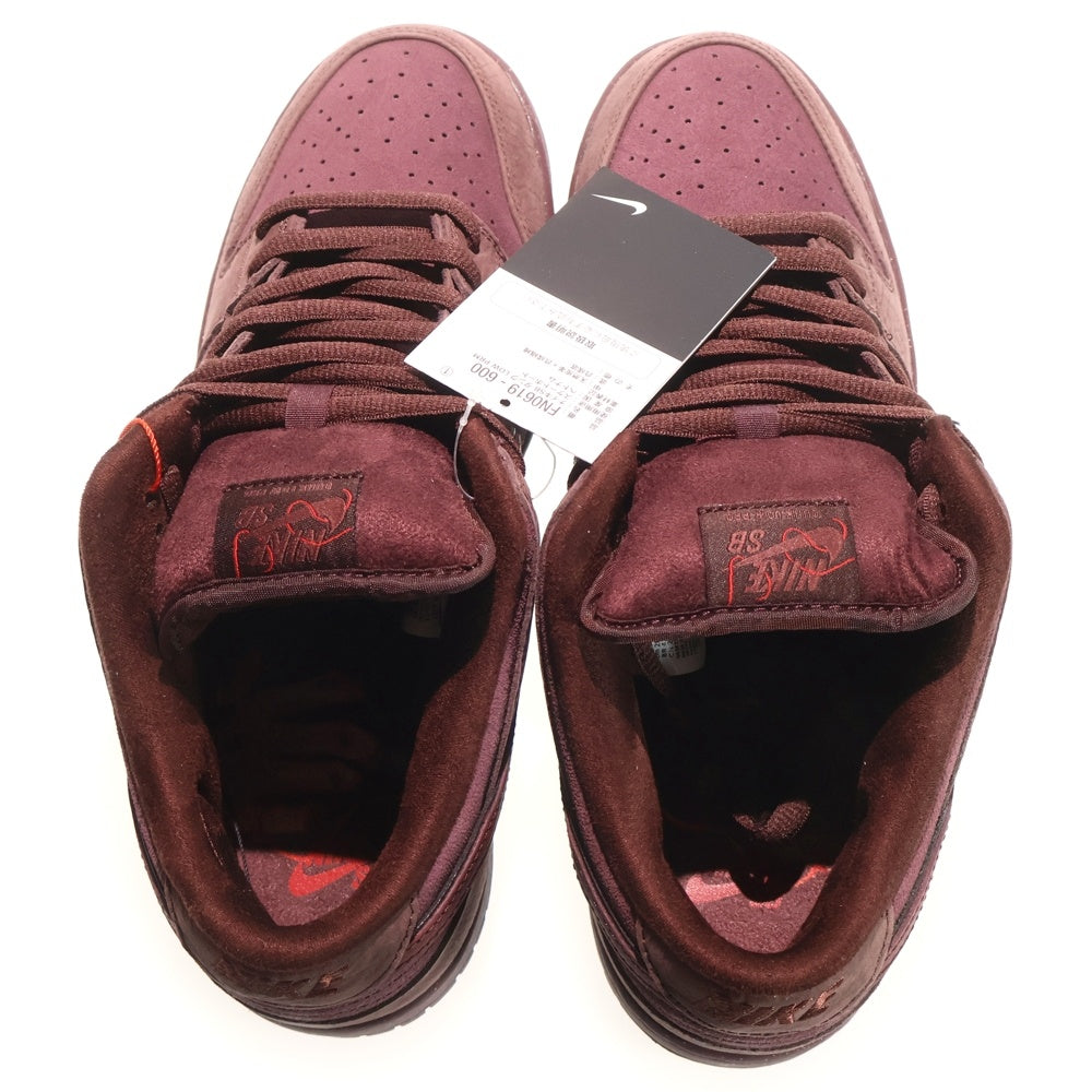 NIKE SB(ナイキエスビー) DUNK LOW PRM ダンク プレミアム シティ オブ ラブ ローカットスニーカー バーガンディ US10.5/28.5cm FN0619-600