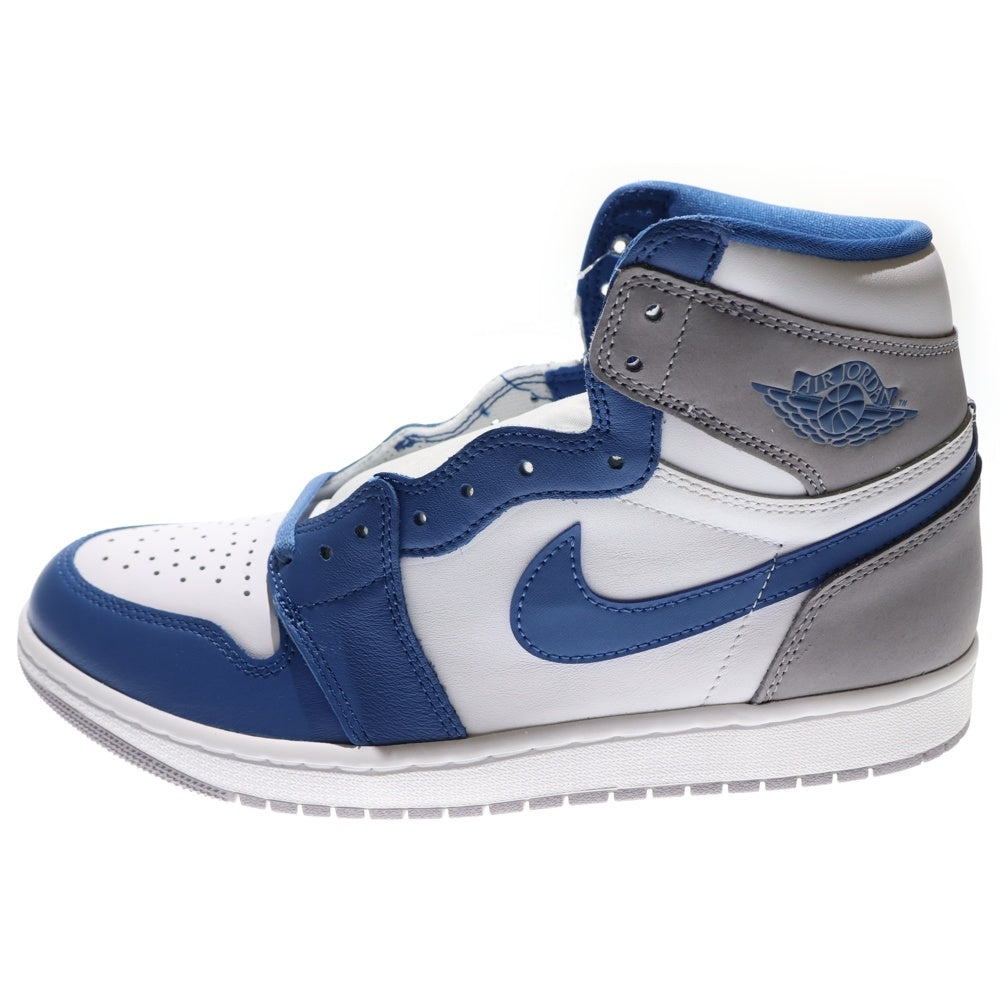 NIKE(ナイキ) AIR JORDAN1 RETRO HIGH OG エアジョーダン1 トゥルーブルー ハイカットスニーカー ブルー US10/28cm DZ5485-410