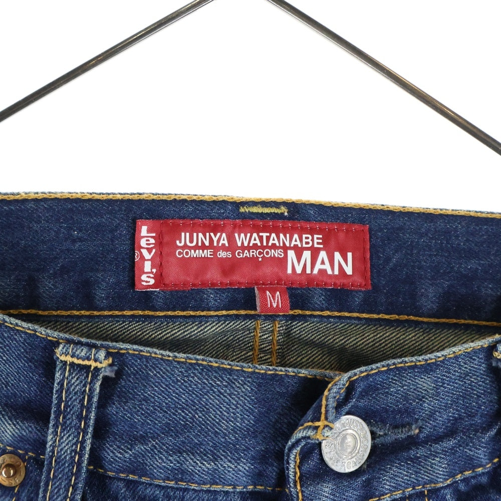 JUNYA WATANABE COMME des GARCONS(ジュンヤワタナベ コムデギャルソン) 1-AW ×Levi's リーバイス JW XX ボタンフライ デニムパンツ インディゴ WS-P220 AD2010