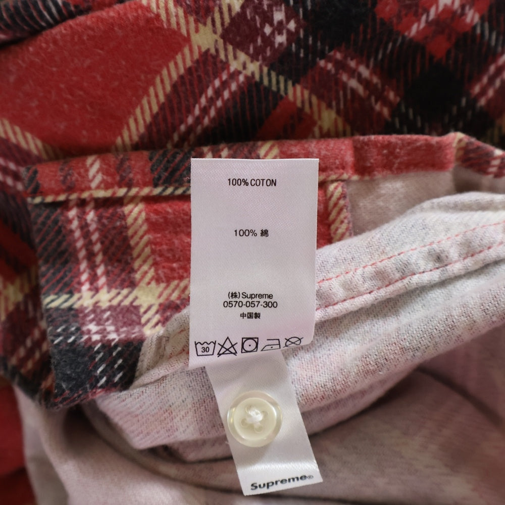 SUPREME(シュプリーム) 20SS Printed Plaid Shirt プリント プレイド チェックシャツ レッド