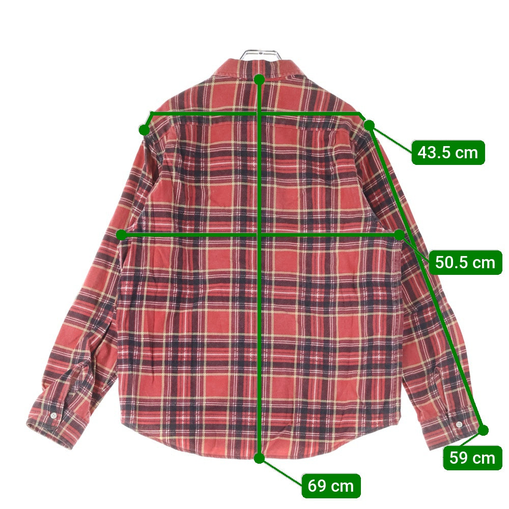 SUPREME(シュプリーム) 20SS Printed Plaid Shirt プリント プレイド チェックシャツ レッド