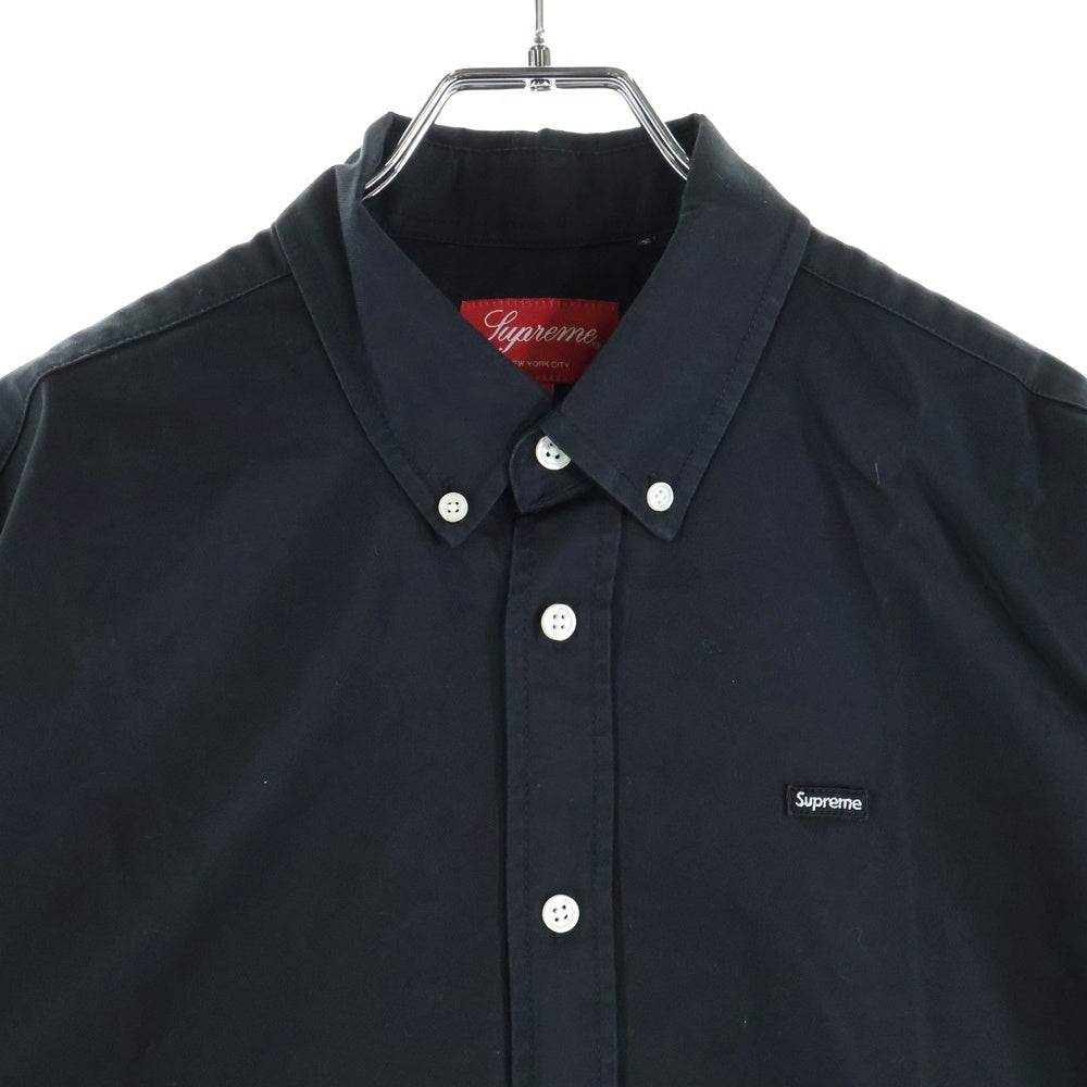 SUPREME(シュプリーム) Small Box Shirt スモール ボックスロゴ ボタンダウン 長袖 シャツ ブラック