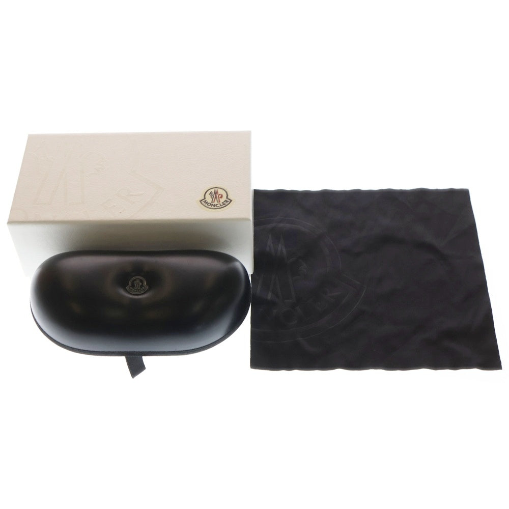 MONCLER(モンクレール) サイドロゴ ウェリントン アセテート サングラス メガネ アイウェア ブラック ML0006