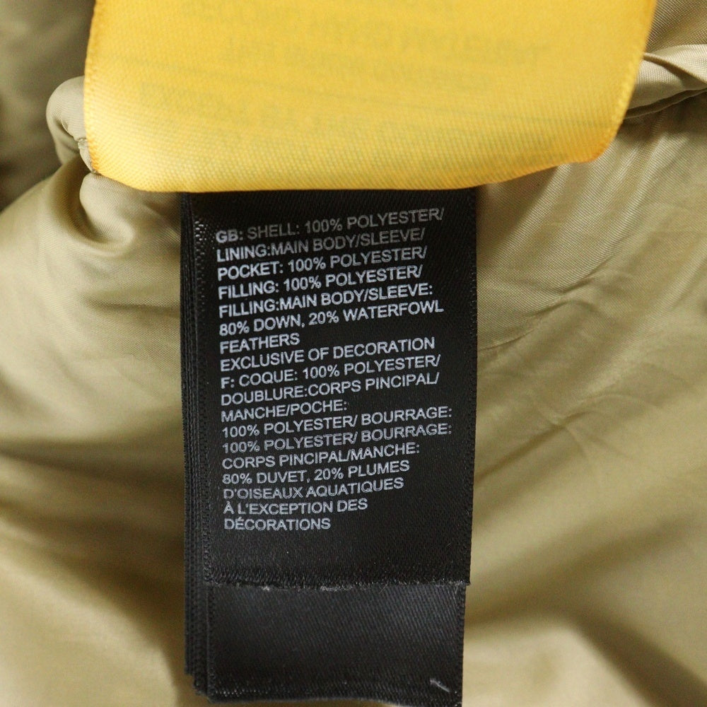 THE NORTH FACE(ザノースフェイス) 21AW SHERPA NUPTSE JACKET シェルパ ヌプシ フリース 切り替え ダウンジャケット ホワイト/ベージュ NF0A5A84