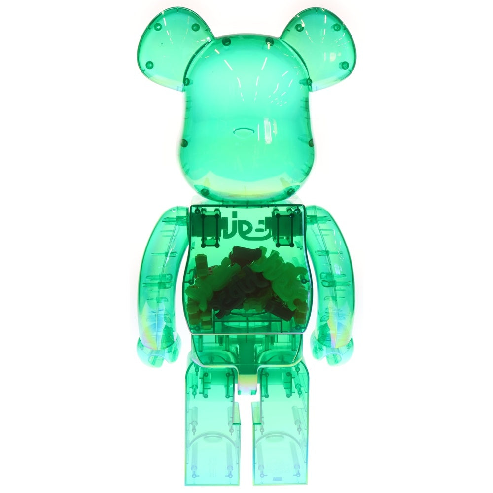 MEDICOM TOY(メディコムトイ) BE@RBRICK X-girl CLEAR GREEN Ver. 1000% ベアブリック エックスガール フィギュア 人形 クリアグリーン