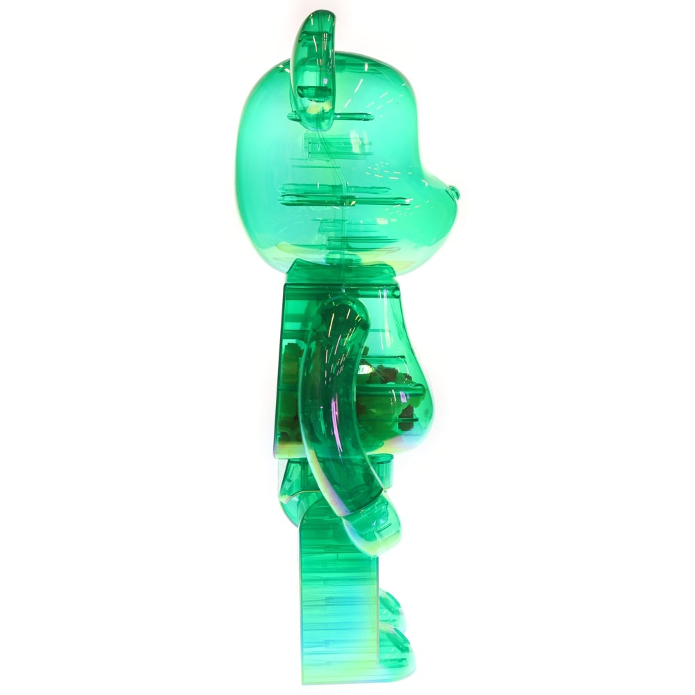 MEDICOM TOY(メディコムトイ) BE@RBRICK X-girl CLEAR GREEN Ver. 1000% ベアブリック エックスガール フィギュア 人形 クリアグリーン