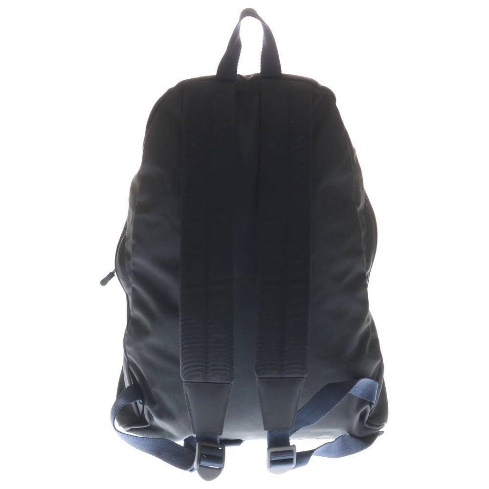 BALENCIAGA(バレンシアガ) ウィール ロゴ刺繍 ナイロン リュックサック バックパック ブラック 507460