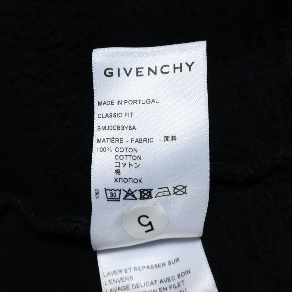 GIVENCHY(ジバンシィ) リバースロゴプリントクルーネック スウェットトレーナー ブラック BMJ0CB3Y6A