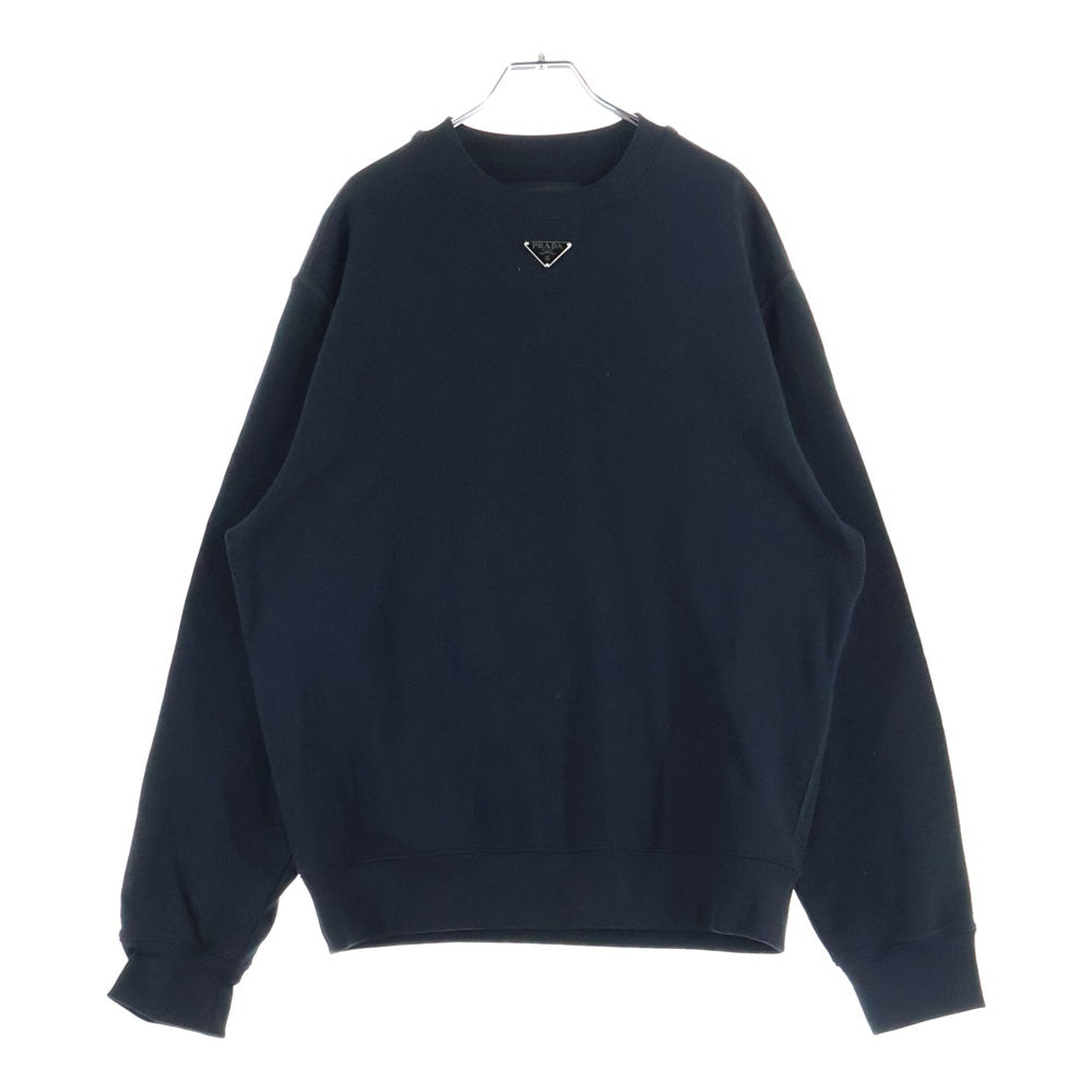 PRADA(プラダ) 23AW トライアングルロゴプレート クルーネック