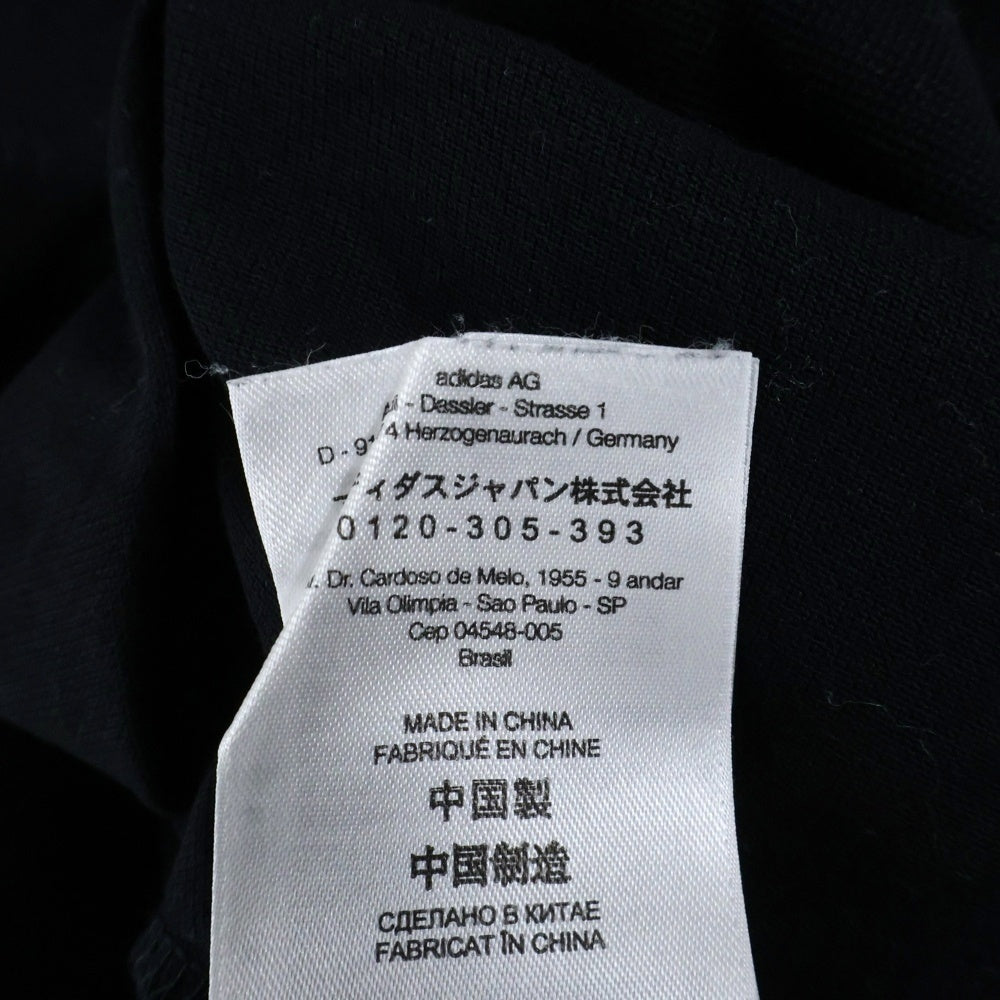 Y-3(ワイスリー) CLASSIC PIQUE LS POLO クラシック ピケ ロングスリーブ長袖シャツ ブラック GK4553