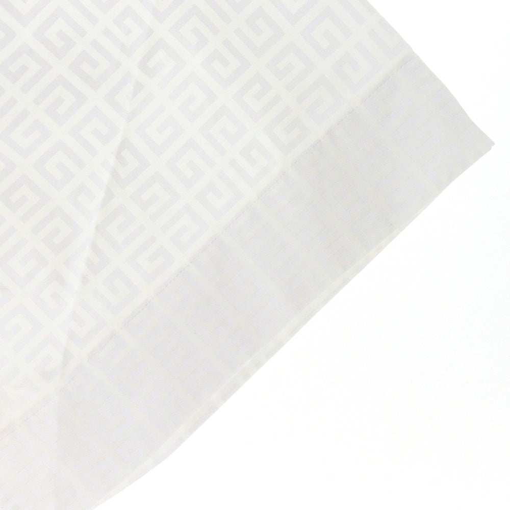 GIVENCHY(ジバンシィ) ジップアップ 総柄 半袖シャツ ホワイト BM60PK109F