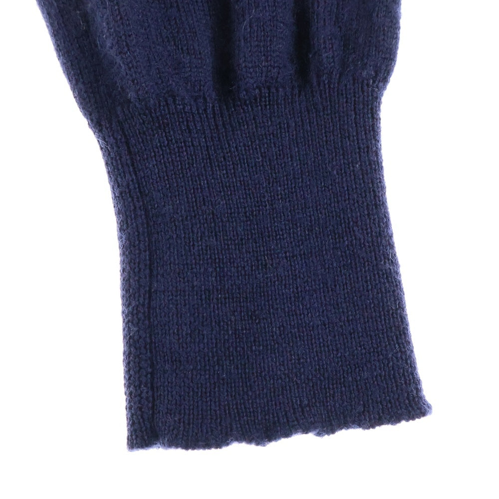 POLO RALPH LAUREN(ポロラルフローレン) ポニー刺繍 ウール Vネック ニット カーディガン ネイビー