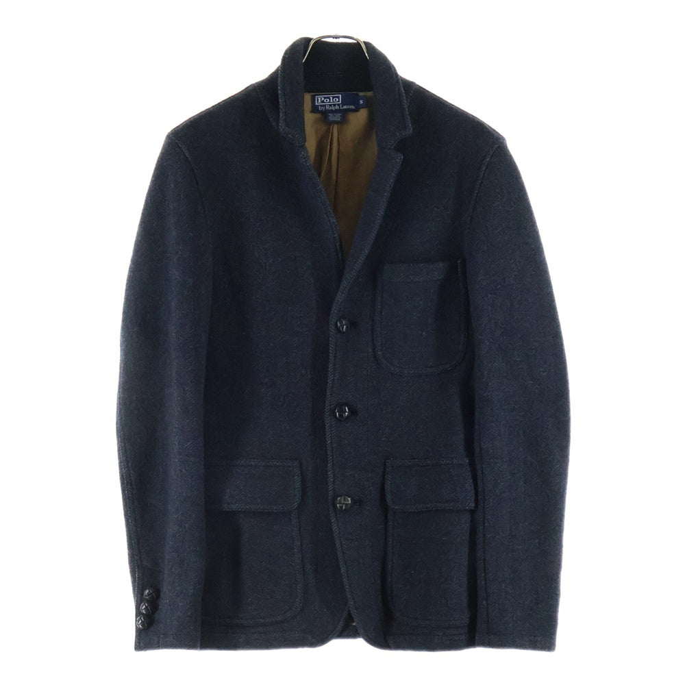 POLO RALPH LAUREN(ポロラルフローレン) クルミボタン 3B ウール テーラードジャケット グレー KK-RL-HA3518